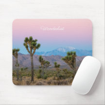 Rosa Blue Wanderlust Joshua Träd Desert Sunrise