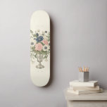 Rosa Blue Watercolor Paint Music Note Treble Clef Mini Skateboard Bräda 18,5 Cm<br><div class="desc">Vintage blommor i elfenbensblått grönt av rosa En blommigt av eleganten på en elfenbensbakgrund. Perfektens romantiska presentidé för henne på alla tillfälle All Design är tryckt.</div>