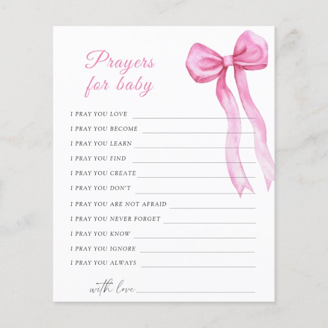 Rosa bockbabyduschböner för baby (Framsida)