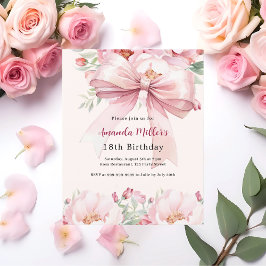  rosa-bockinbjudan till blommigt födelsedag