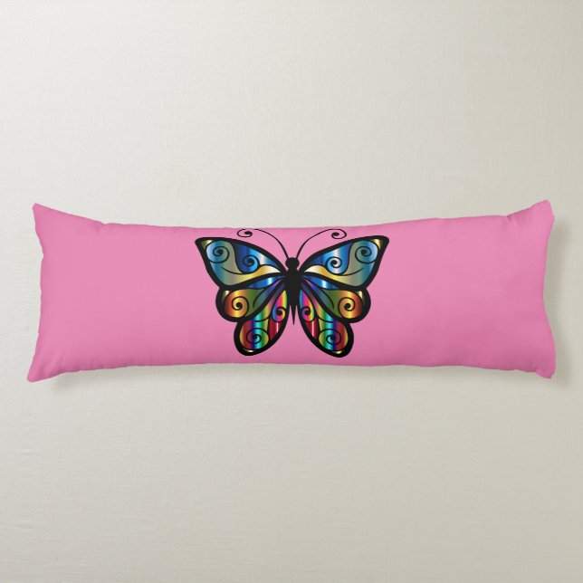 ROSA BODY PILLOW BUTTERFLY KROPPSKUDDE (Framsidan)