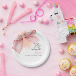 Rosa bog Modern Elegant Baby Shower