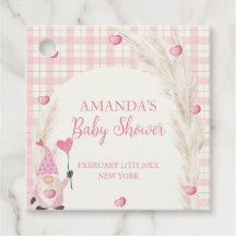 Rosa Boho Arch Gingham Baby Shower