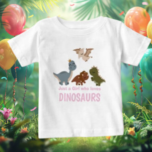 Rosa Boho Dinosaurie T Shirt