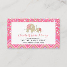 Rosa Boho Elephant & Chevron Baby Gift Registry