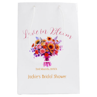 rosa boho kärlek i blom bröllopsdusch namn retro