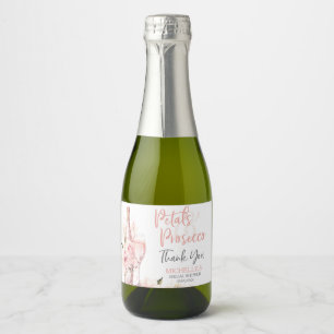 Rosa Boho Petals och Prosecco-Blommigten