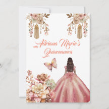 Rosa Boho Quinceanera