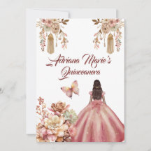 Rosa Boho Quinceanera
