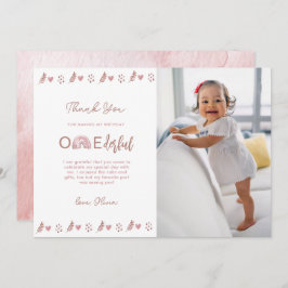 Rosa Boho Rainbow är inte offrande Tack Kort