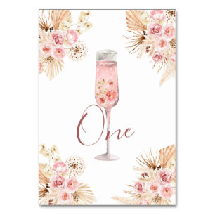 Rosa Boho Ro Soiree Möhippa Bordsnummer