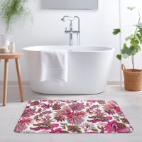 Rosa Boho Vintage Blommigt Skriv ut