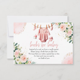 Rosa Bokar för baby-kort