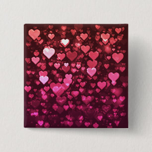 Rosa Bokeh Hearts Digital Background Tapet Knapp