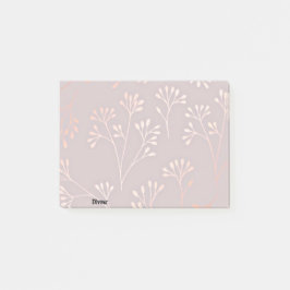 rosa bokför anteckningar post-it block