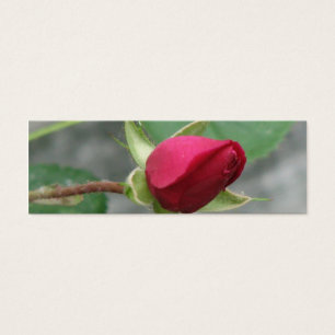 Rosa bokmärke för söt litet visitkort