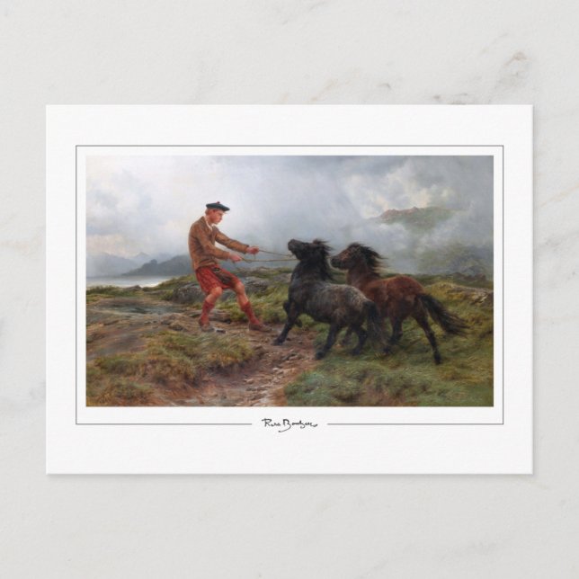 Rosa Bonheur #25 - Finkonst Vykort (Framsida)