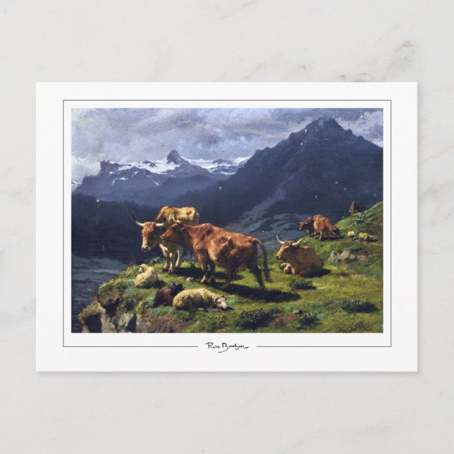 Rosa Bonheur #8 - Finkonst Vykort (Framsida)