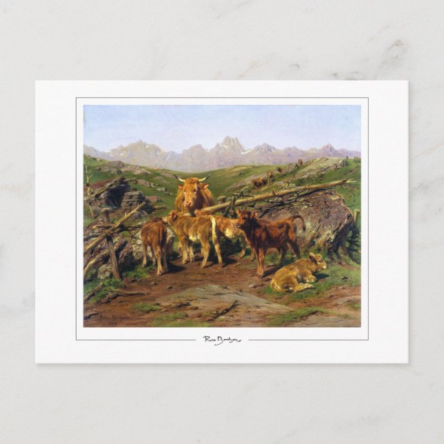Rosa Bonheur #9 - Finkonst Vykort (Framsida)