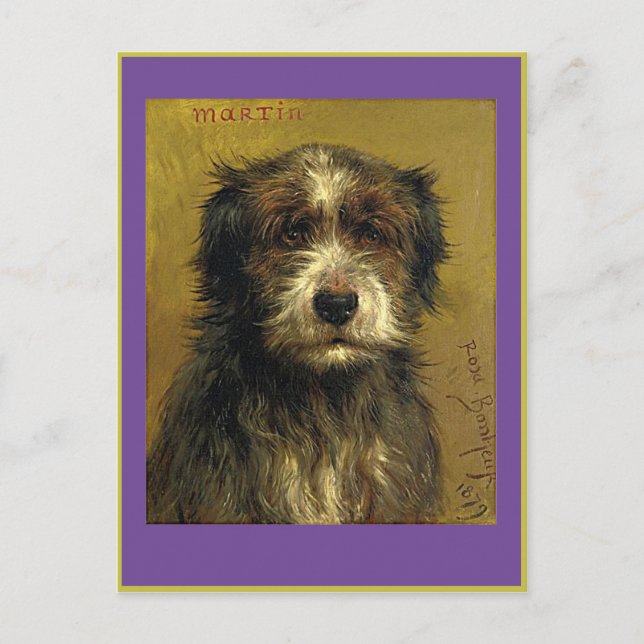 Rosa Bonheur, Martin, a Hund, Fine Art, Vykort (Framsida)