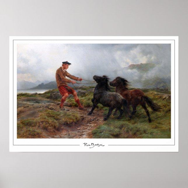 Rosa Bonheur Zedign Art Poster nr 25 (Framsidan)