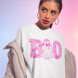 Rosa BOO Ghost Halloween Shirt T