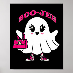 Rosa Boo-jee Funny Ghost Halloween Poster