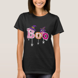 Rosa Boo Spider Uggla Scary Halloween Costume Wome T Shirt
