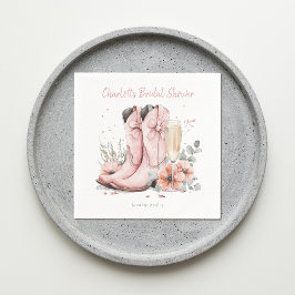 Rosa Boots & Möhippa för buteljerat glas Pappersservett