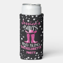 Rosa Boots och Bling Bachelorette Party