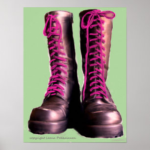 Rosa Boots Poster