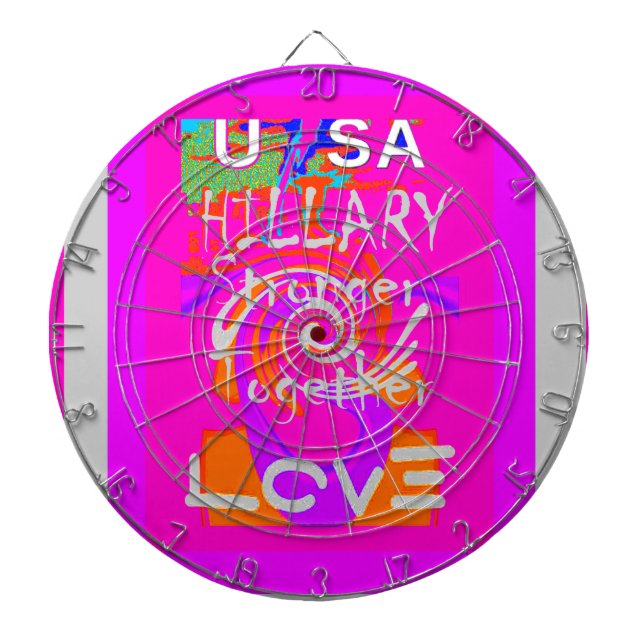Rosa Borated Hillary Inspiration Art Skriv ut Piltavla (Framsidan)