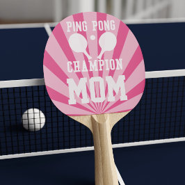 Rosa Bord Tennis Champion Mamma Ping Pong Paddle Pingisracket