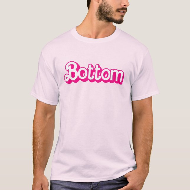 Rosa botten t shirt (Framsida)