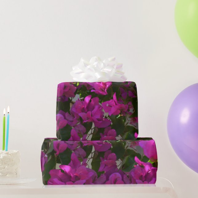 Rosa Bougainvillea Flowers, Gift Wrapping Papper Presentpapper (Festgåvor)