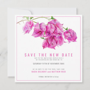 Rosa bougainvillea spara det nya datumet bröllop
