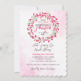 Rosa Bougainvillea Tropical Forest Möhippa Inbjudningar