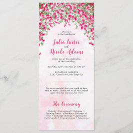 Rosa Bougainvillea Tropical Forest Möhippa Program