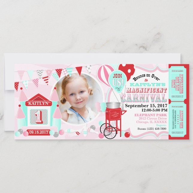 Rosa Bounhuset Carnival Birthday (Framsida)