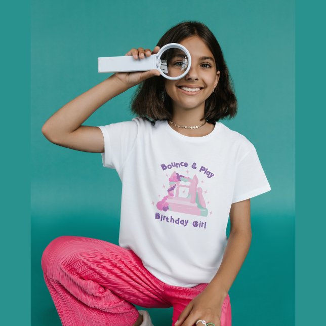 Rosa Bounhuset Castle Birthday T Shirt (Skapare uppladdad)