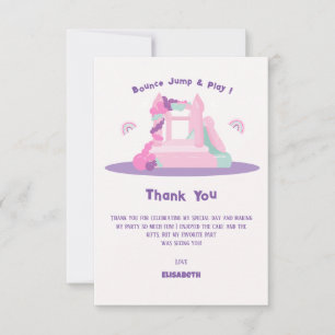 Rosa Bounhuset Castle Birthday Tack Kort