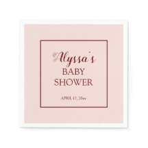 Rosa Bourgogne Traditions Baby Shower