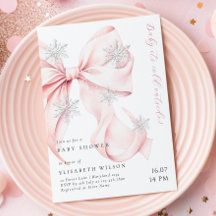 Rosa Bow Baby Det är Kall utanför babyskabusen