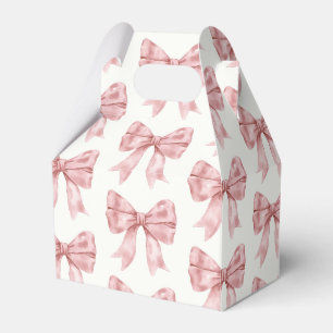 Rosa Bow Baby Shower Presentaskar