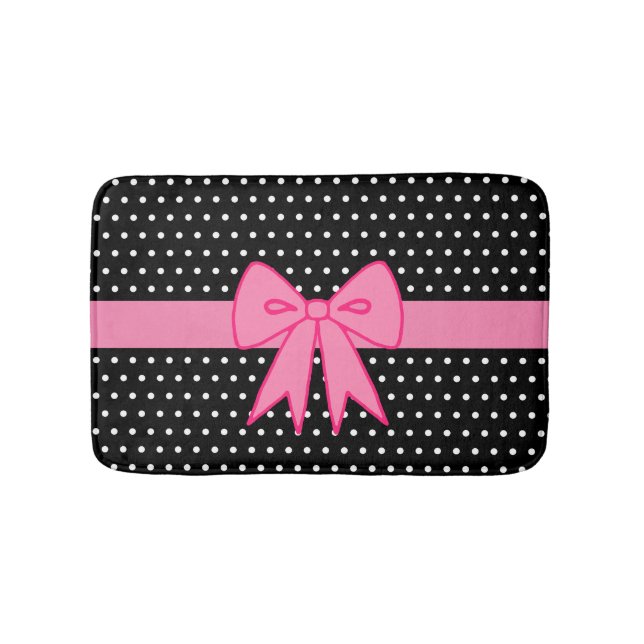 Rosa Bow Bath Mat Matta (Framsidan)