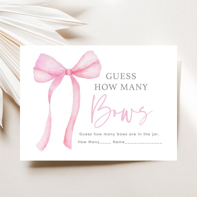 Rosa Bow Birthday vet hur många spel Tilläggskort (Skapare uppladdad)