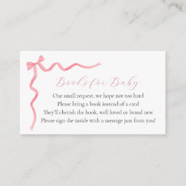 Rosa Bow Bokar för för Baby-inhägnadskort Tilläggskort