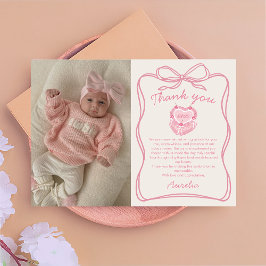 Rosa Bow Cake Birthday Photo - tackkort Tack Kort