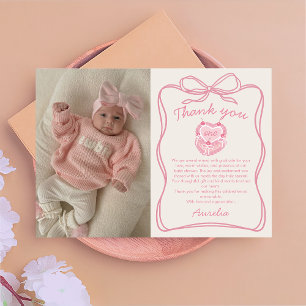 Rosa Bow Cake Birthday Photo - tackkort Tack Kort