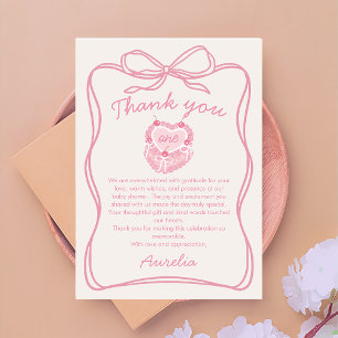 Rosa Bow Cake Birthday Photo - tackkort Tack Kort